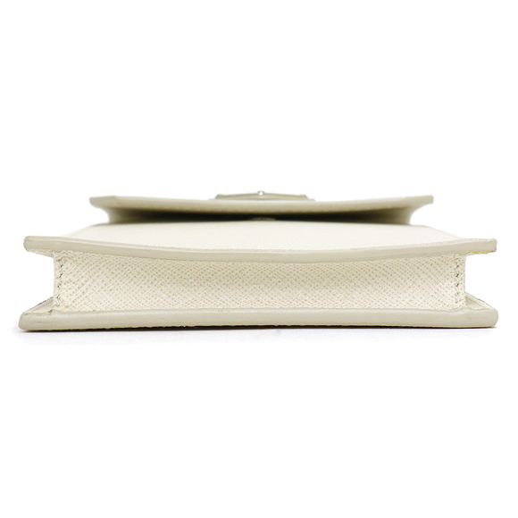 Prada Mobile Smartphone Case Crossbody Shoulder Bag Saffiano Leather White - Picture 5 of 7